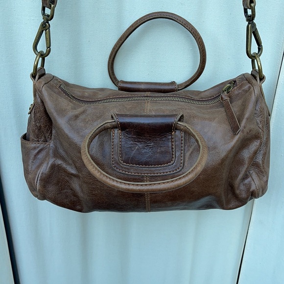 ❗️SOLD❗️HOBO INTERNATIONAL- BROWN LEATHER PURSE - Picture 6 of 13